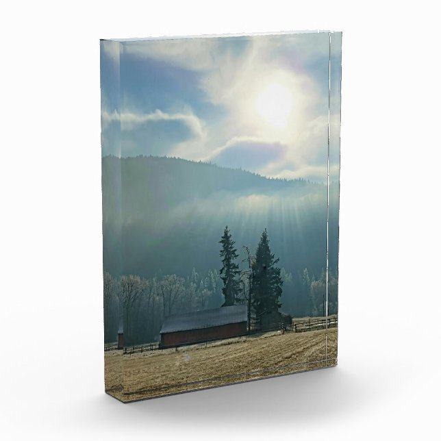 5"x7" Acrylic Photoblock || Sun & Fog (Left)