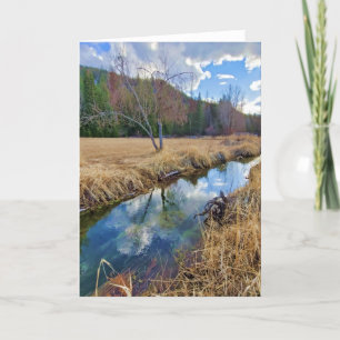 5"x7" Folded Card Creek Reflection 12 v2