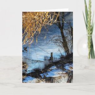 5"x7" Folded Card Creek Reflection 16 sg