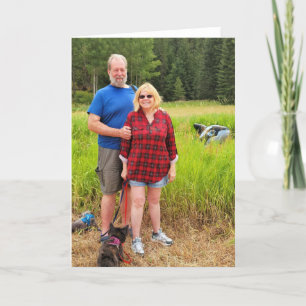 5"x7" Folded Card Farm Photobomb