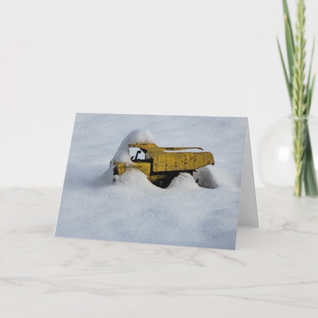 5"x7" Folded Card || Snow Plough (Front)