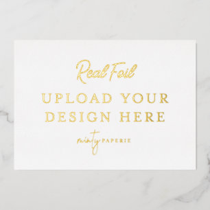 5"x7" Gold Foil Landscape Print - Do It Yourself