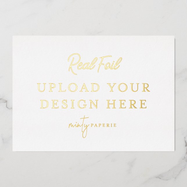 5"x7" Gold Foil Landscape Print - Do It Yourself (Front)