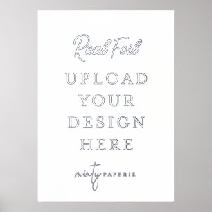 5"x7" Silver Foil Art Print - Do It Yourself