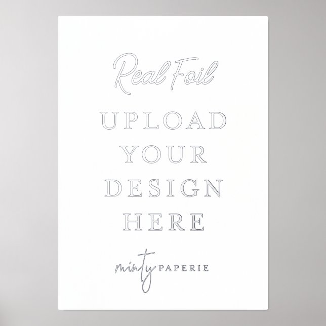 5"x7" Silver Foil Art Print - Do It Yourself (Front)