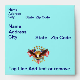 5 ½” x 5 ½ ”.Square Invitation Envelope