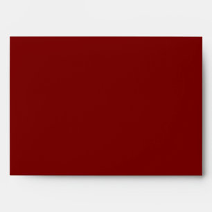 5 x 7 Envelope Option 2 Black Flowers Red leaves