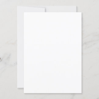 5" x 7" Flat Card Invitation