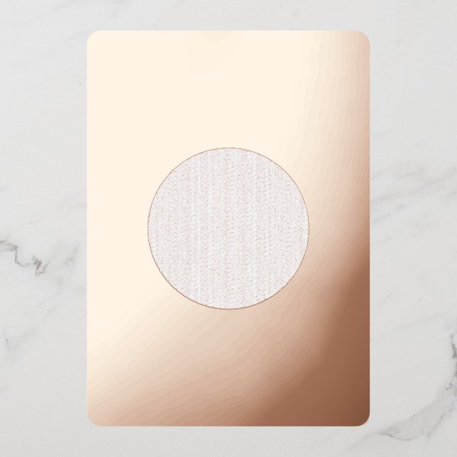 5" x 7" Foil Invitation (Front)