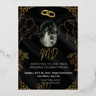 5" x 7" Foil Invitation