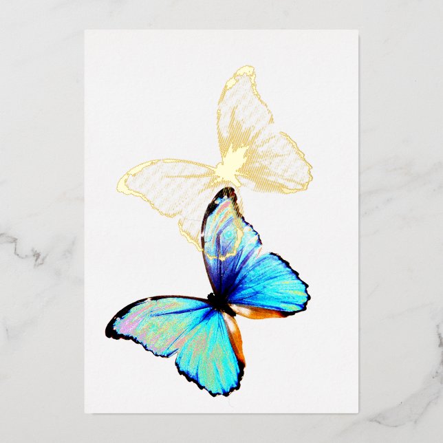 5" x 7" Foil Invitation (Front)