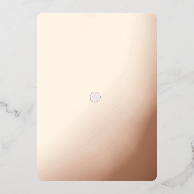 5" x 7" Foil Invitation (Front)