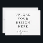 5" x 7" Landscape Card<br><div class="desc">Customise your card in Templett. After you are done editing,  download your file in a JPG format (don't forget to turn on the bleed option). Upload your design here by clicking on the blue "Personalise" button.</div>