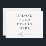 5" x 7" Landscape Card<br><div class="desc">Customise your card in Templett. After you are done editing,  download your file in a JPG format (don't forget to turn on the bleed option). Upload your design here by clicking on the blue "Personalise" button.</div>