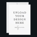 5" x 7" Portrait Card<br><div class="desc">Customise your card in Templett. After you are done editing,  download your file in a JPG format (don't forget to turn on the bleed option). Upload your design here by clicking on the blue "Personalise" button.</div>