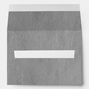 5 x 7 Vintage Grey Craft Paper Return Address Env Envelope