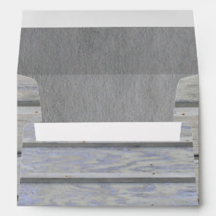 5 x 7 Vintage Grey Craft Paper Return Address Env Envelope