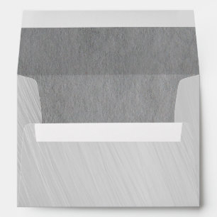 5 x 7 Vintage Grey Craft Paper Return Address Env Envelope