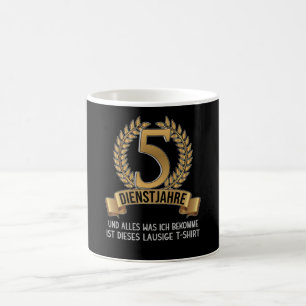 5 Year Employee Company Anniversary Company Coffee Mug