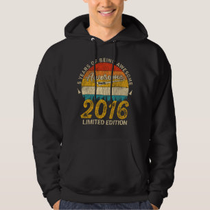 5 Year Old Bday 2016 Awesome Since 5th Birthday Hoodie