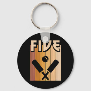 5 Year Old Cricket Birthday Boy Girl 5th Birthday  Key Ring