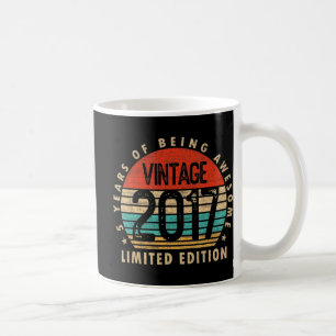 5 Year Old Gifts Vintage 2017 Limited Edition 5th  Coffee Mug