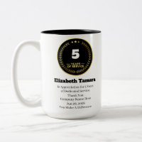 5 Year Work Anniversary | Employee Appreciation