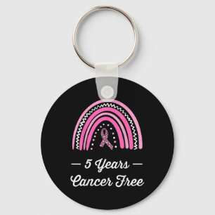 5 Years Breast Cancer Free Survivor  Key Ring