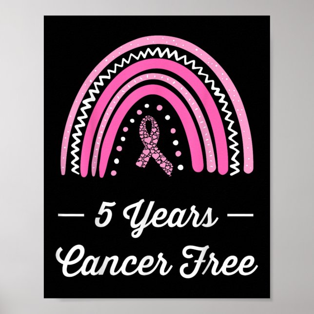 5 Years Breast Cancer Free Survivor  Poster (Front)