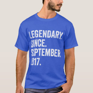 5 Years Old Legendary Since September 2017 5th Bir T-Shirt