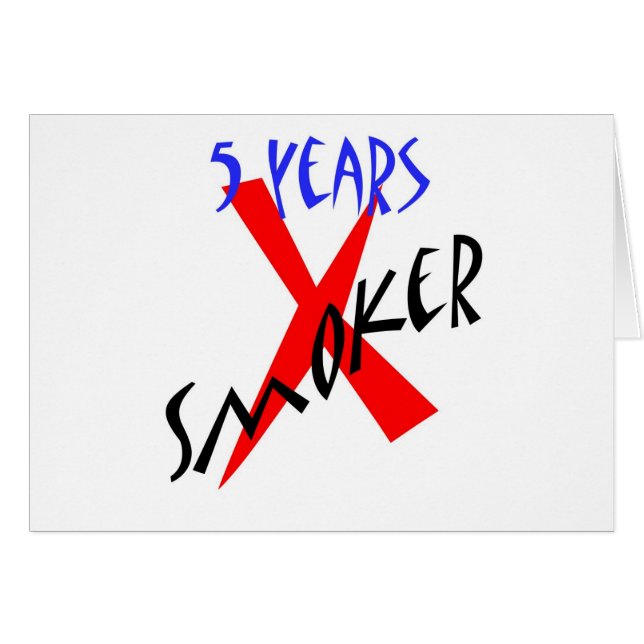 5 Years Red X-smoker (Front Horizontal)