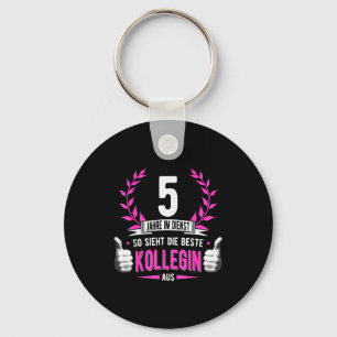 5 Years Service Colleague Service Anniversary Comp Key Ring