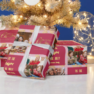5 your Photo Merry Christmas. Wrapping Paper