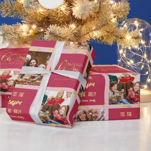 5 your Photo Merry Christmas.  Wrapping Paper (Holidays)