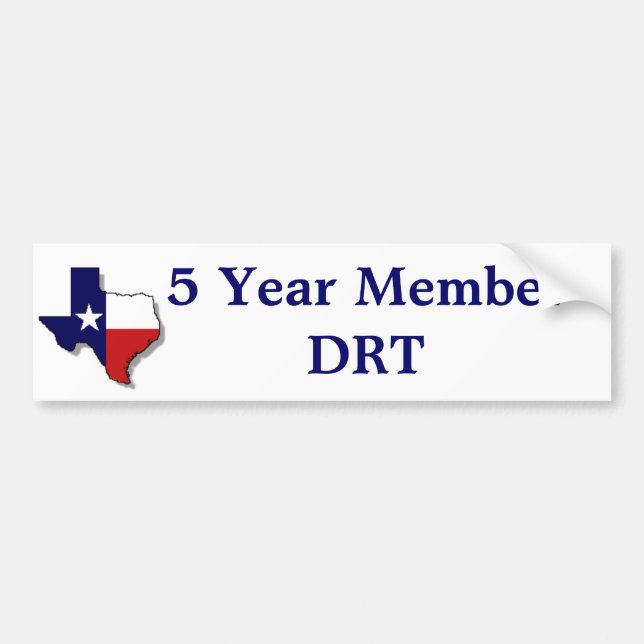 5 Yr Member Bumper Sticker (Front)