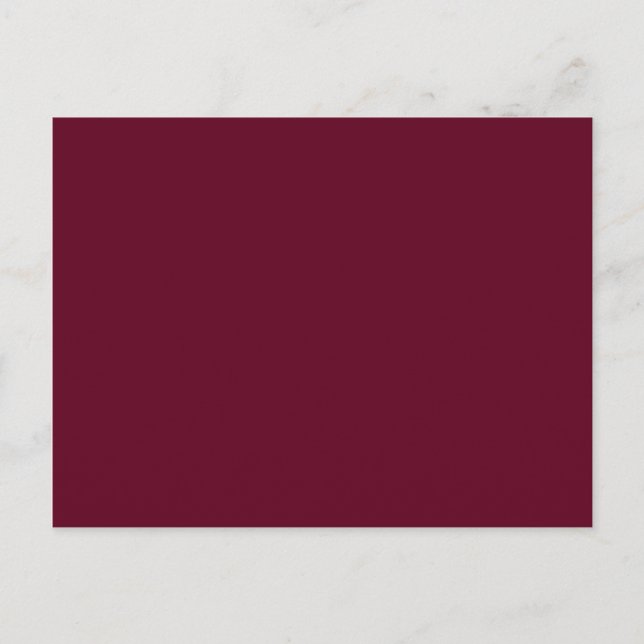 #5F021F Hex Code Web Colour Dark Red Burgundy Postcard (Front)