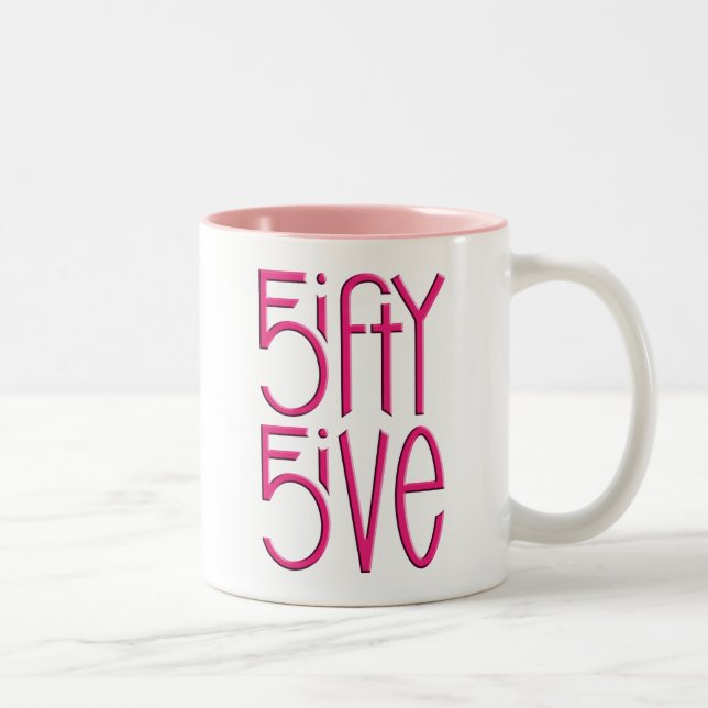 5ifty 5ive hot pink Mug (Right)