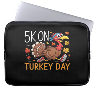 5K On Turkey Day Thanksgiving Running Classic T-Sh Laptop Sleeve