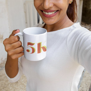 5K Race Celebratory Coffee Mug