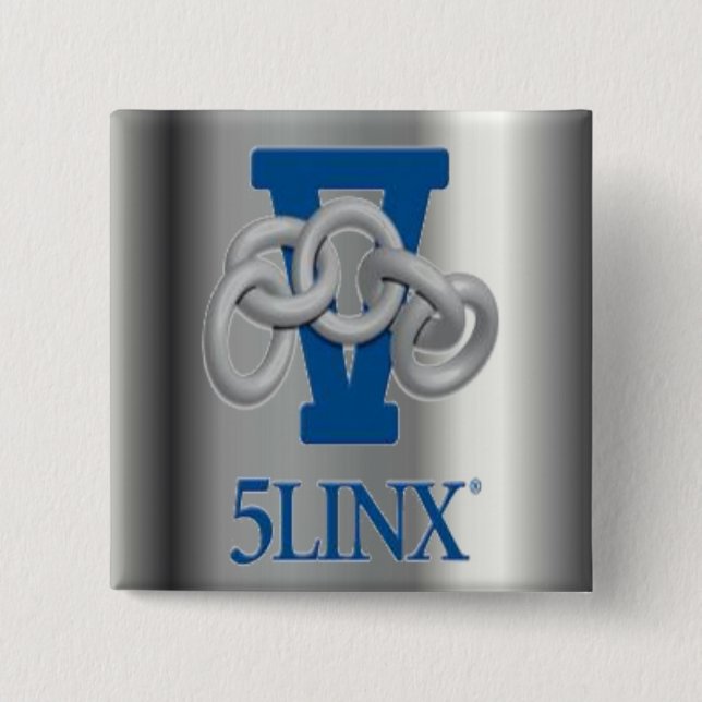 5LINX Silver Logo Pin (Front)