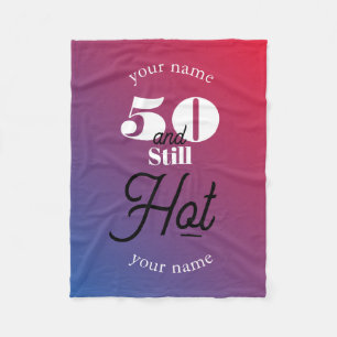 5O and still hot Fleece Blanket