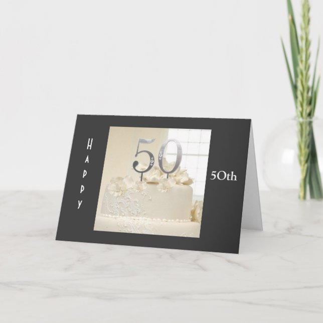 5Oth WEDDING ANNIVERSARY WISHES Card (Front)