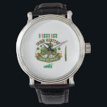 5Shamrock Luck Celebration Logo design Watch<br><div class="desc">festive green shamrock design celebrating Irish luck and St. Patrick’s Day spirit. Perfect for t-shirts,  mugs,  and party gifts.</div>