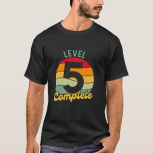 5th 5 year Wedding Anniversary Level Husband Wife  T-Shirt