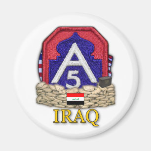 5th army iraq war korea veterans vets Magnet