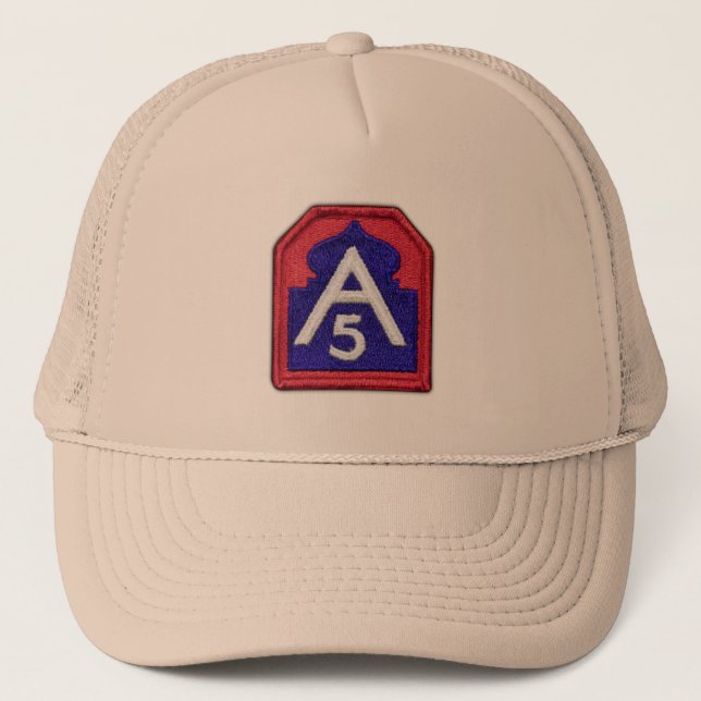 5th Army Veterans Vets patch Hat (Front)