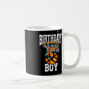5th Birthday Basketball  5 Years Old Kids Gift  Coffee Mug