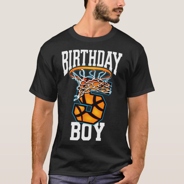 5th Birthday Basketball  5 Years Old Kids Gift  T-Shirt (Front)