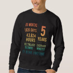 5th Birthday Boys & Girls Funny 5 Years Old Sweatshirt<br><div class="desc">5th Birthday Boys & Girls Funny 5 Years Old</div>