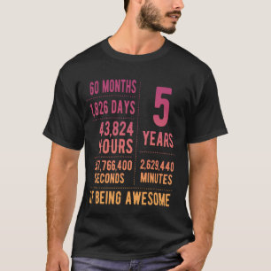 5th Birthday Boys & Girls Funny 5 Years Old T-Shirt